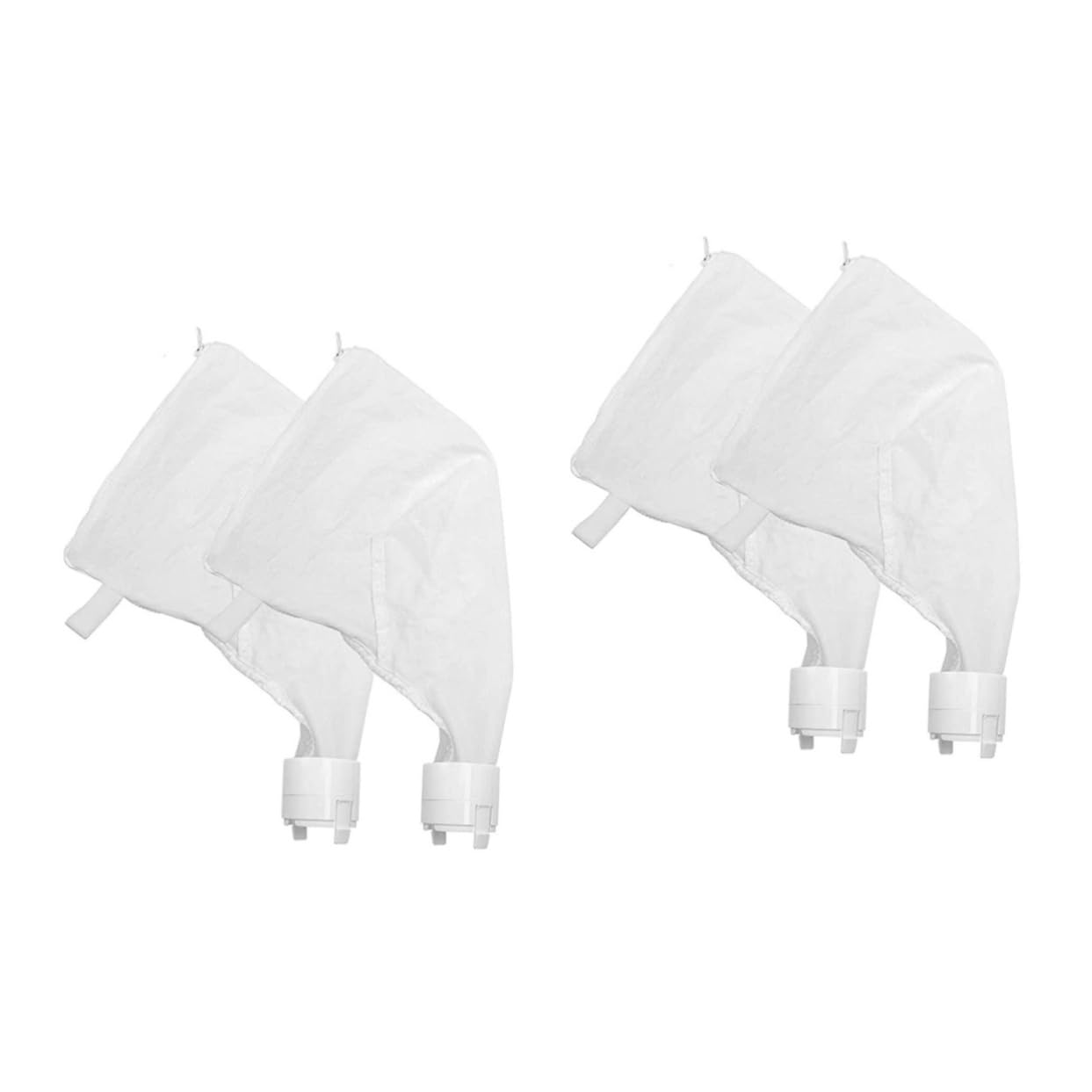 Toddmomy 4 Piezas Bolsa Piscina Protectores de Calcetines para Skimmer de Piscina Bolsa de Repuesto con Cremallera para 360 Bolsas de Basura de Piscina Red de Limpieza de Piscinas