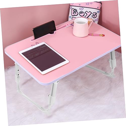 Table pliante réglable Uonlytech avec jambes en U pour bureau et lit support stable - 5