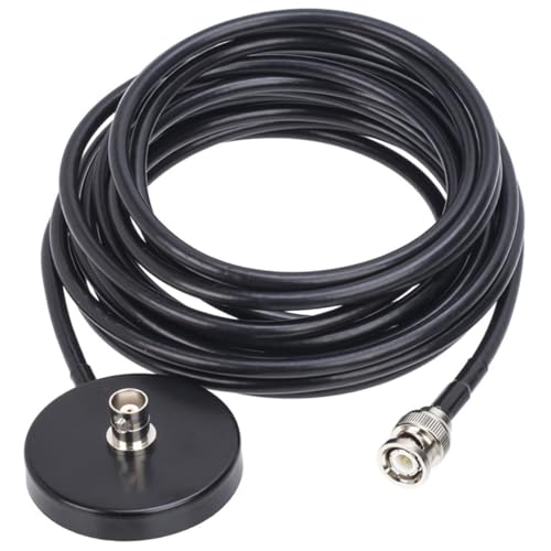 Support d'antenne magnétique BNC avec câble RG58 de 5m pour radio mobile et fixation voiture