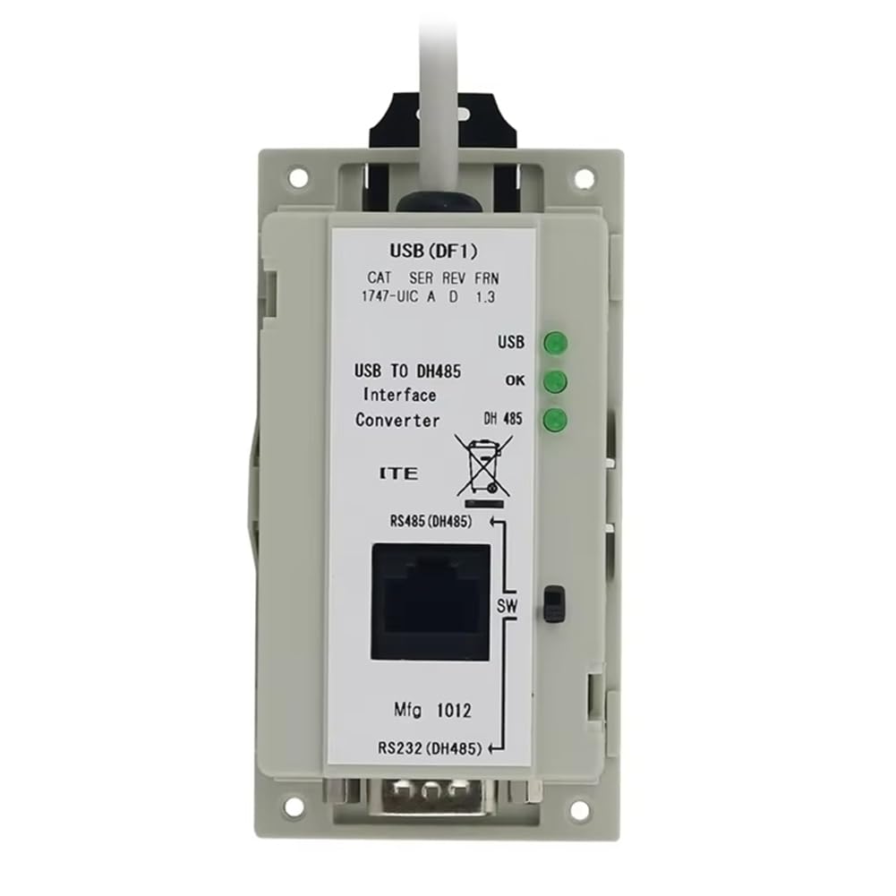Convertidor de Interfaz USB A DH485 1747-UIC, Puertos -232 y -485, 3 Indicadores LED