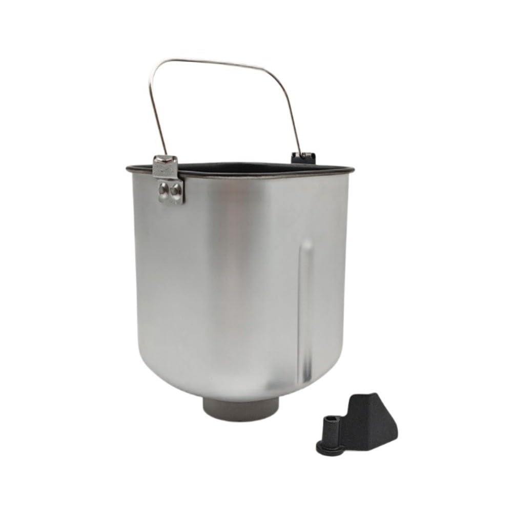 Whychstore Seau de rechange pour machine à pain, en alliage d'aluminium anti-adhésif avec palette de pétrissage, compatible avec différents modèles