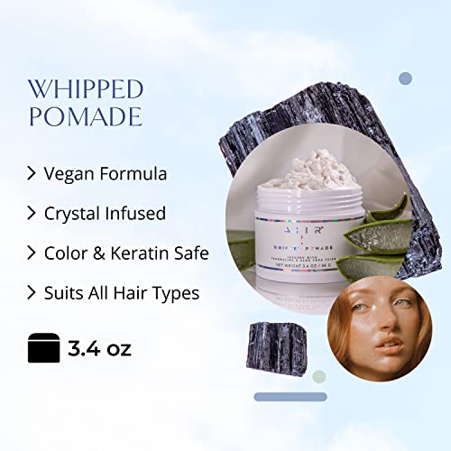 Aiir Whipped Pomade - Hair Pomade For Women, Whipped Hair Texturizer, Light Whipped Hair Paste For A Soft, Piecey Texture, Tames Flyway's - 3.4 Oz #TOP1