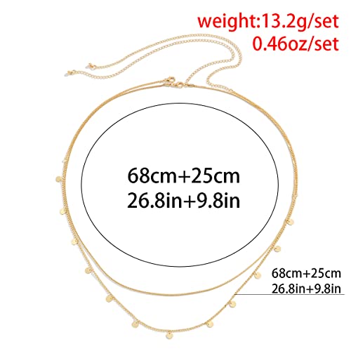 Double-Layer Belly Belt for Women Bikini Beach Pool Parties & Western-Style Waist Belt with Gold2