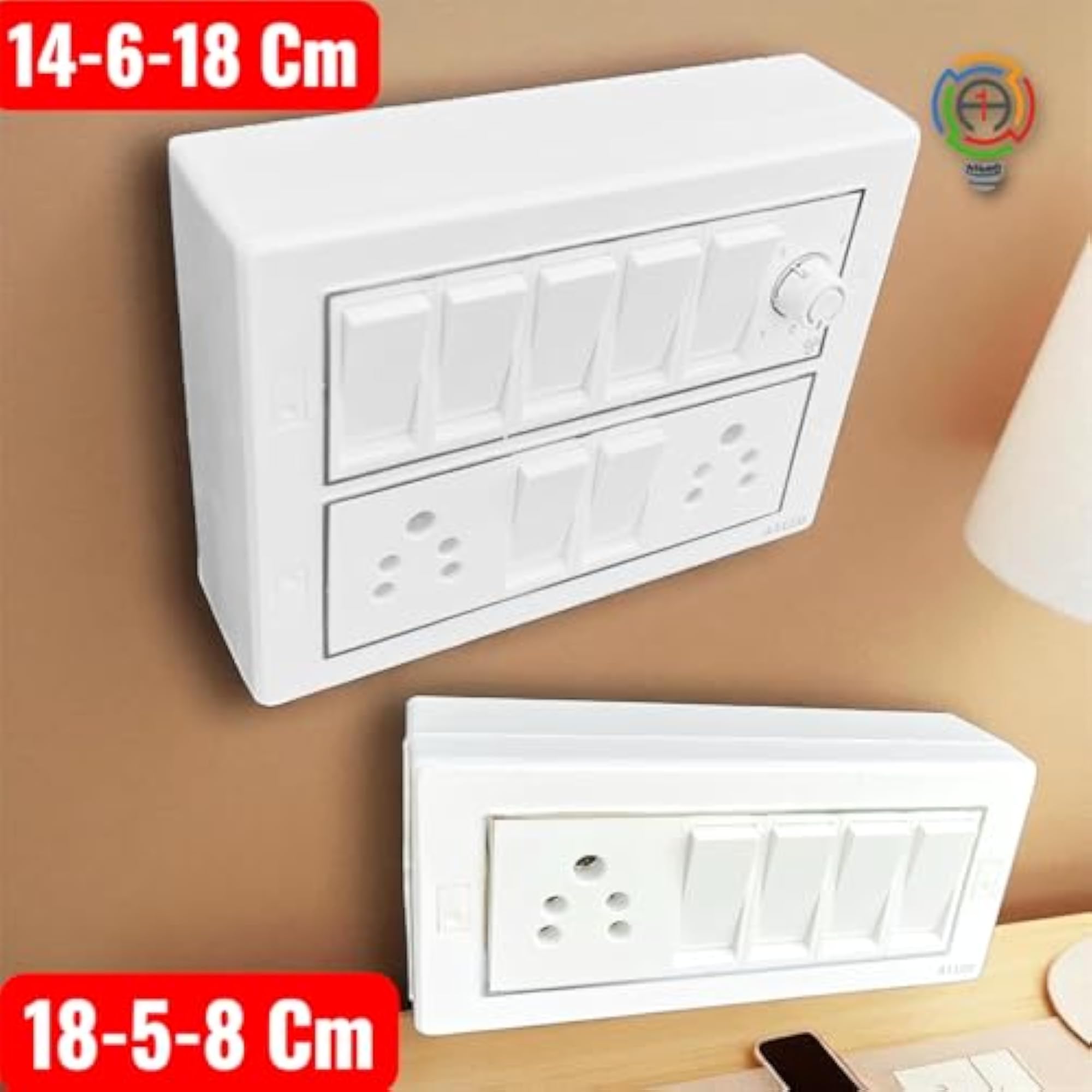 Modern Electrical Switch Board & Socket Panel Set