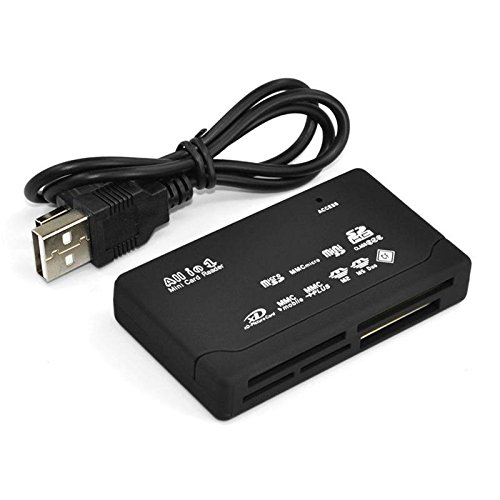 Venicare Cr-A 6-Slot All-In-One Usb 2.0 Card Reader-Writer - Portable Plug And Play Multi Card Reader/Writer Compatible With Most Os And Memory Cards Micro Sd Cards And More Includes Usb Cable #TOP2