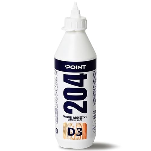 Pegamento para madera – Pegamento fuerte de PVC D3 500 ml – Pegamento para madera ultrafuerte resistente al agua para muebles, madera contrachapada MDF y más, secado rápido, pegamento transparente