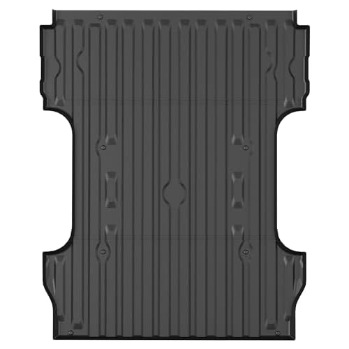 Truck Bed Mat for 2017-2025 Ford Super Duty F250 F350 F450 6.75 ft Bed (81.9 in), Custom Fit TPE All Weather Pickup Truck Bed Liner Accessories 2017-2