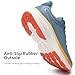 LUSWIN Men's Walking Shoes Lightweight Breathable Cushioning Running Shoes Athletic Tennis Workout Gym Non Slip Comfortable Fashion Sneakers,Blue EU40