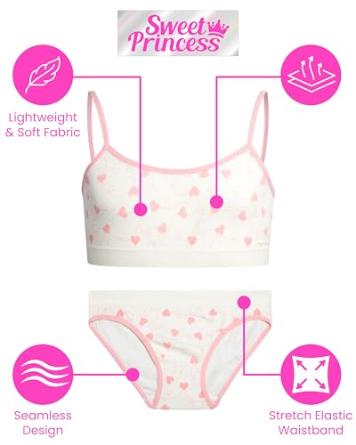 Girls Seamless Underwear Set - Training Bra and Matching Panties (8-Piece)2