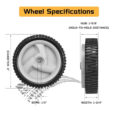 Lawn Mower Wheels - Detailed Specs