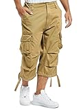 Kordelzug am Beinende Brandit Urban Legend 3/4 Short Beige XL