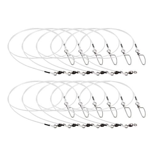 24pcs Líderes de Fluorocarbono para Pesca 24 piezas miniatura 2