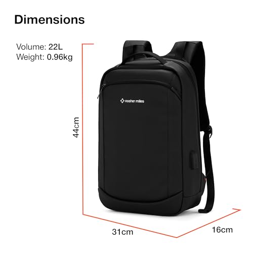 Image of Nasher Miles Backpack Fits 15.6 Inch Laptop, Durable Bag| Multipurpose Laptop Backpack | Ideal for College, School, Office, Travel | Men, Women, Boys, Girls