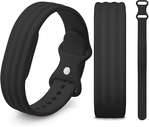 Fitbit Air �Ή� �����o���h �V���R���o���h �X�|�[�c�x���g �y�� �ʋC�� �h���d�l �\�t�g�f�� ���E�ȒP �������߉\ �j�����p (�u���b�N)