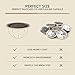 Reusable VERTUO Capsule Caps 2 Pcs + EMPTY Refillable VERTUOLINE Pods-80+150+230ml Each 3 Pcs For Vertuoline Coffee Machine, BENFUCHEN Silicone Capsule Discs For Refillable Nespresso Vertuo Pods