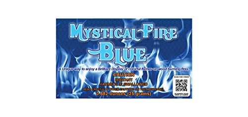 Mystical Fire Blue Campfire Fireplace Colorant Packets (25 Pack, Mystical Fire Blue) - Thumbnail 2