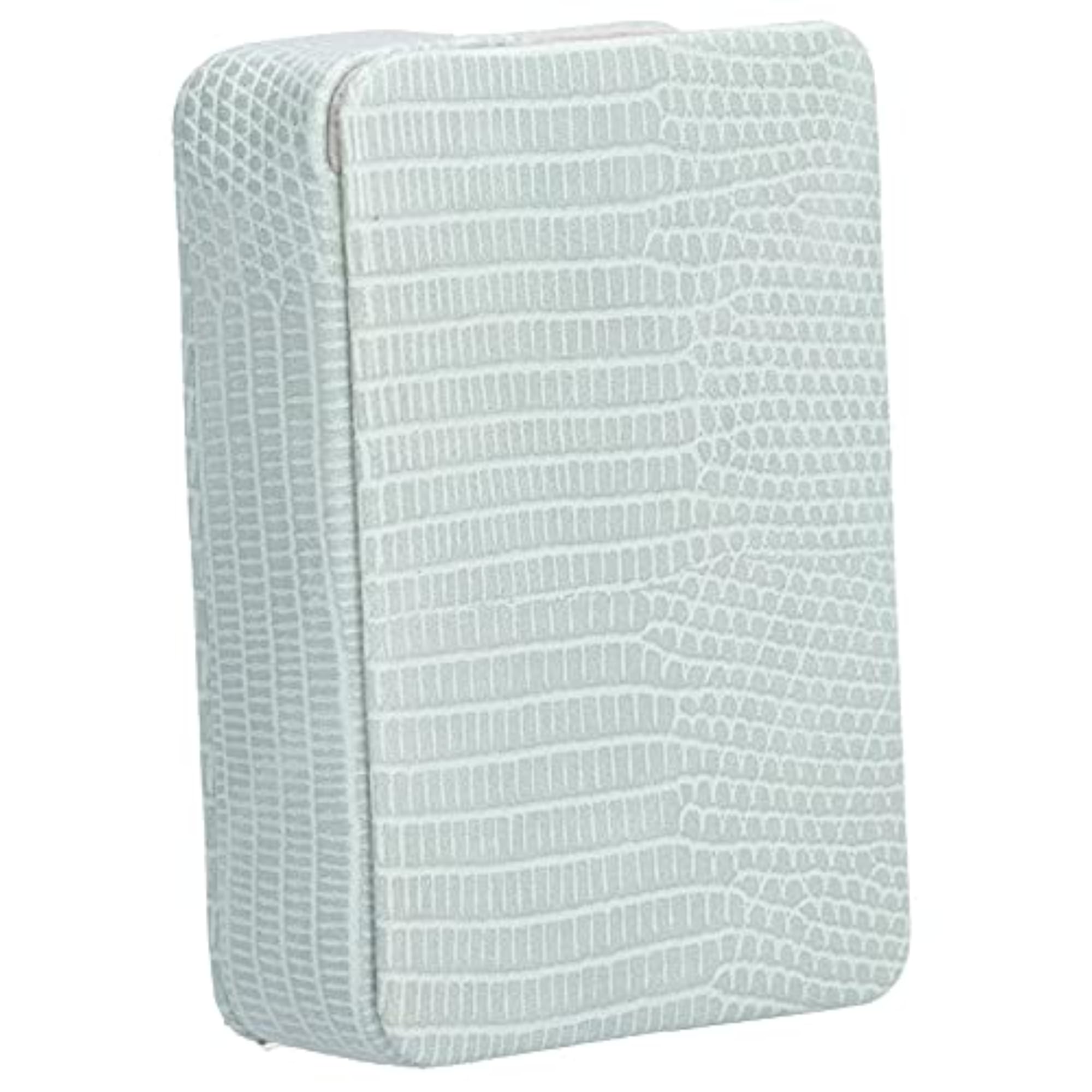 Magnetic PU Cigarette Case for Outdoor Use (Crocodile Green)