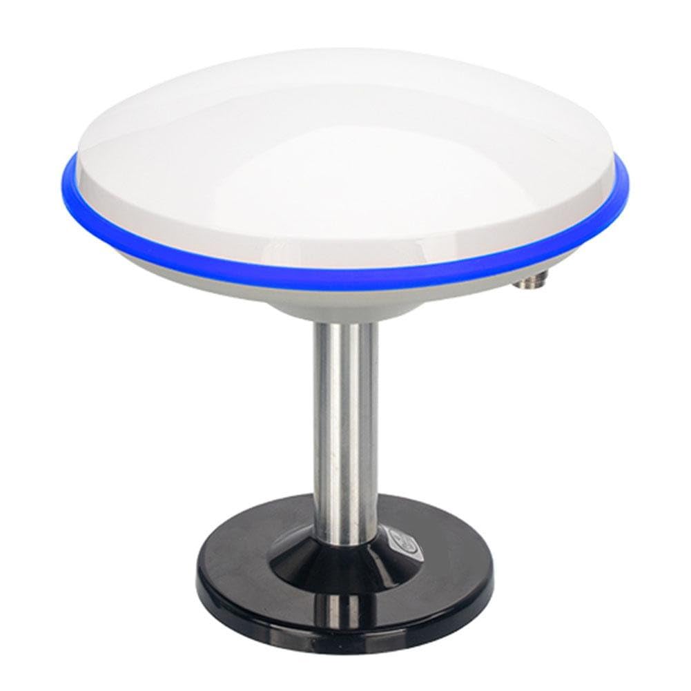 Antenne de mesure GNSS multibande avec RHCP à gain élevé, étanche IP67 pour GPS/BDS/GLONASS/GALILEO, connecteur TNC, blanc noir