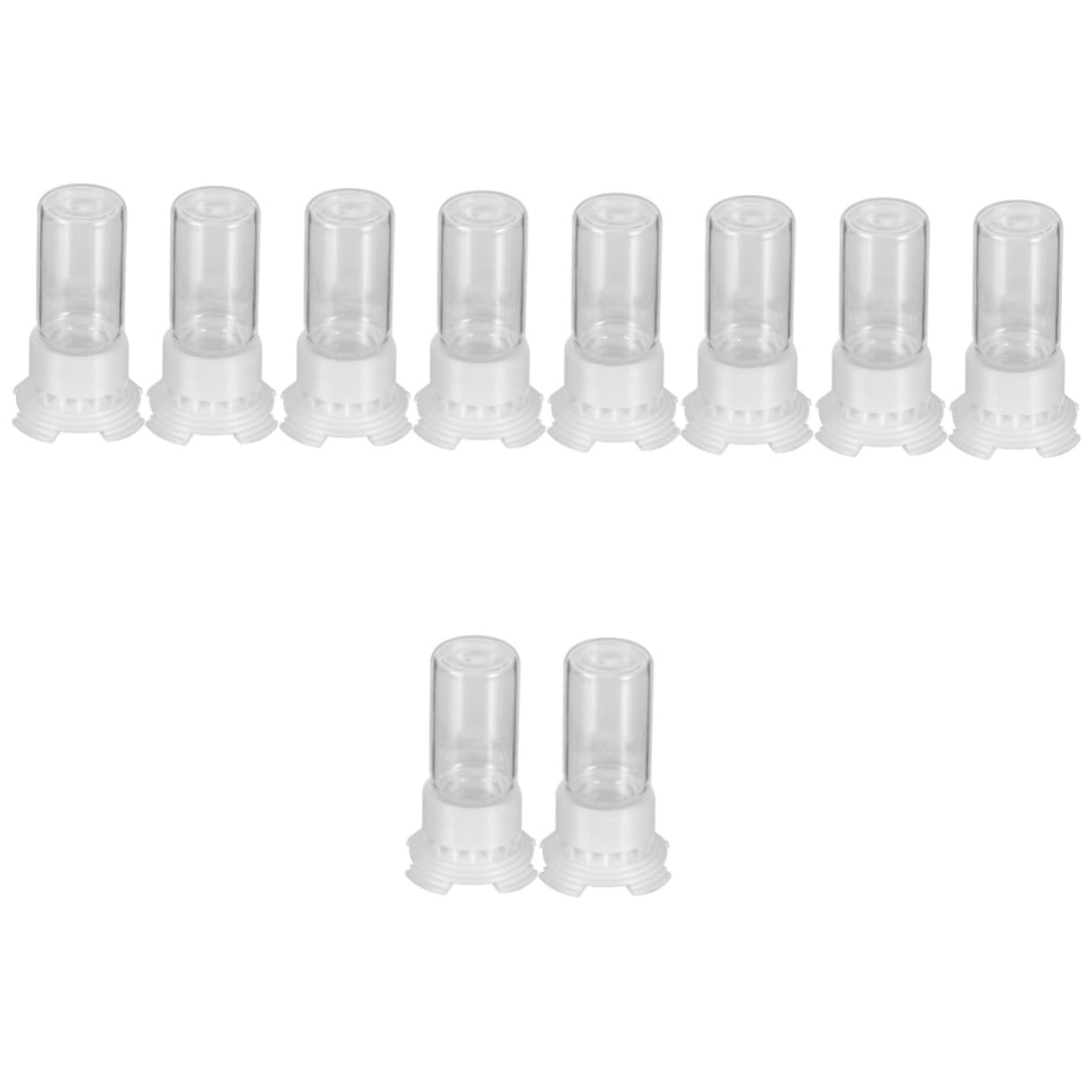 SUPVOX 10piezas Alimentador De Agua para De Dispensador De Agua para Taza De Alimentación De Plástico Resistente y Ahogamientos y Criaderos