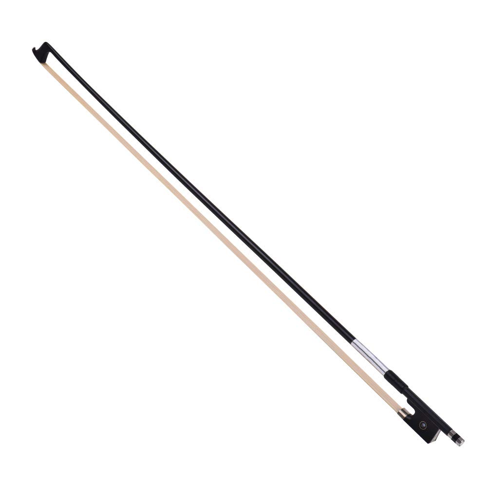 Andoer® - Archetto di violino 4/4 in fibra di carbonio, ebano 4/4 A