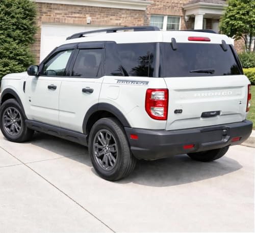 2021-2026 Tape-On Rain Guards for Ford Bronco Sport Side Window Visor Deflectors Sport Big Bend Outer Banks Badlands Heritage 2022 2023 2024 2025