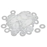 Algopix Similar Product 7 - uxcell Plastic Flat Washers 11mm OD 5mm