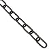 Produktbild A. Perry 300-04026B0100BK Gliederkette, gerade, geschweißt, 4,0 mm x 26 mm, 10 m Box, schwarz