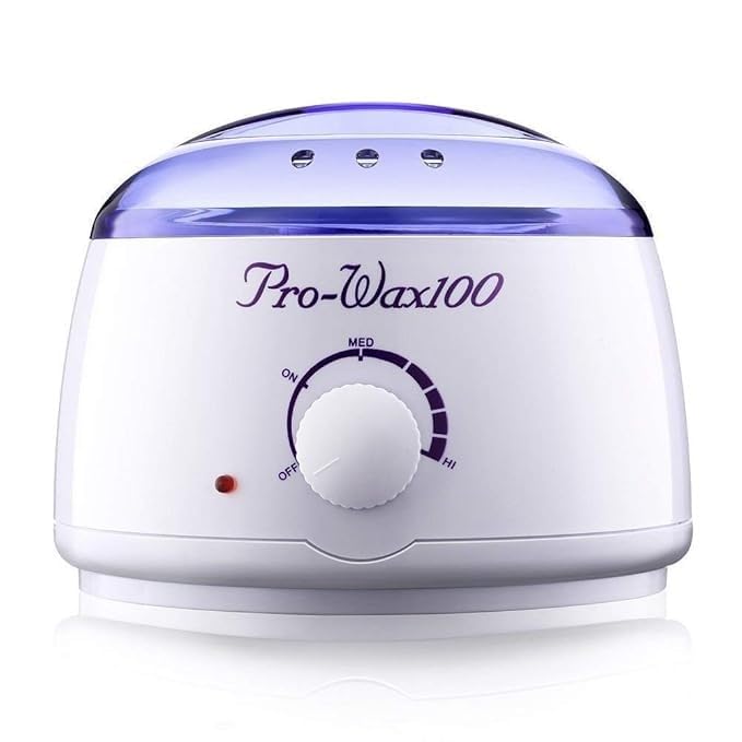 Professional Pro Wax 100 Heater Warmer Hot Heater with Temperature Control Professional Electric Warmer Hair Removal Kit Waxing Painless Wax Strip and Paraffin Remover for Legs-image-43