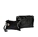 Women Pu Leather Weave Handbag Purse Bag Set 3 Pieces Tote Bag Set Shoulder Bags Big Capacity Cross Body Bag,Black SILI