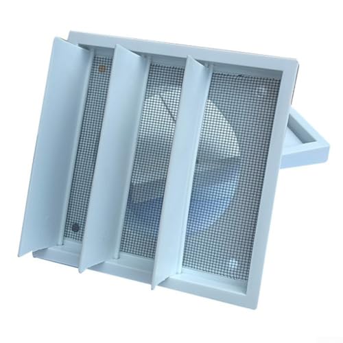 Tapa de ventilación para secadora resistente al viento para exteriores con función antireflujo, flujo de aire de escape rápido, protección de cubierta de lluvia y barrera de insectos integrada para