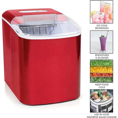 Máquina portátil automática para hacer hielo 26 lbs/24 horas miniatura 2