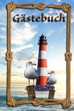 hotel helgoland hamburg speisekarte  Gästebuch Ferienhaus / Ferienwohnung / kleines Hotel - mit Möwe & Leuchtturm: Für Ihre Urlaubsgäste an Nordsee oder Ostsee zum Ausfüllen