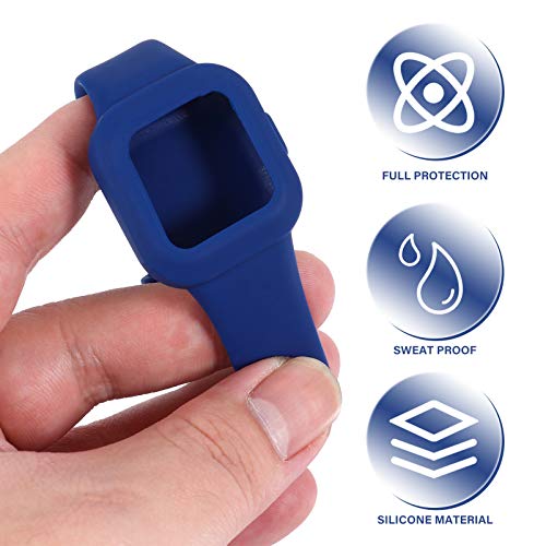 ULTECHNOVO Silício Faixa de Relógio de Substituição Com Tampa Da Caixa Do Relógio Strap Relógio de P