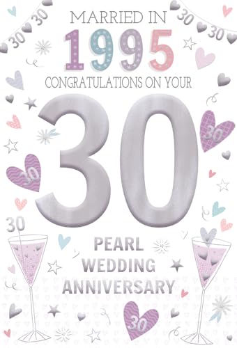 ICG Carte d'anniversaire d'or 2025 – 50 ans – Carte d'anniversaire de mariage avec inscription « Married in 1975 » - Motif cœurs et champagne et finitions spéciales - Carte écologique pour