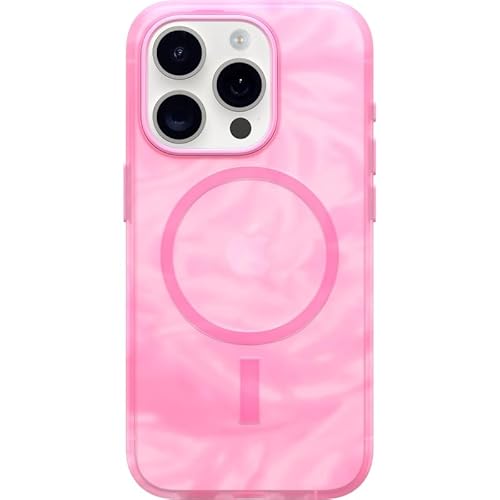OtterBox Slim &Sturdy Serie Hülle für iPhone 15 Pro mit MagSafe, stoßfest, sturzsicher, ultraschlank, dünne schützende Hülle, Getestet nach Militärstandard, Teaberry