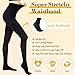 Myshear Medical Compression Pantyhose for Women Men, 20-30 mmHg Graduated Compression Tights, Closed Toe Compression Stockings, Support Hose, High Waist Compression Leggings for Varicose Veins, Edema