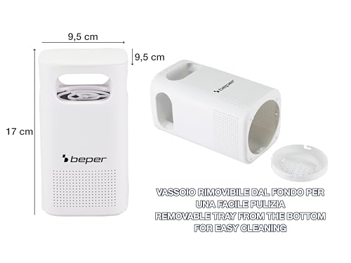 Lampe anti-moustique électrique facile à nettoyer BEPER x2