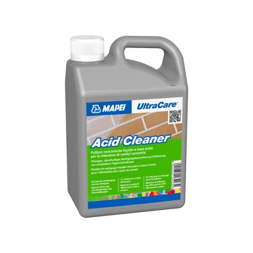 MAPEI Ultracare ACID CLEANER, Limpiador líquido multiusos contentrado a base ácida para gres de...