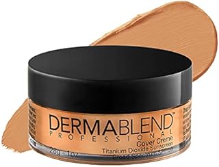 Dermablend Cover Creme High Coverage Foundation with SPF 30, 40W Caramel Beige, 1 Oz.