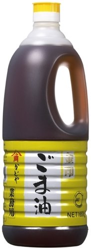 Amazon | かどや 金印 純正ごま油 濃口 ペット 1650ML × 6本 | かどや