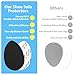 Dr. Shoesert Non-Slip Shoes Pads Adhesive Shoe Sole Protectors, High Heels Anti-Slip Shoe Grips (Black)
