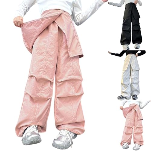 Betadog Girls Cargo Joggers Pants Youth Lightweight Hiking Pants for Sports Outdoor with Pockets Boys Sweatpants