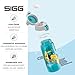 Sigg - Trinkflasche Kinder - Viva One Builder - Für Kohlensäurehaltige Getränke Geeignet - Auslaufsicher - Spülmaschinenfest - BPA-frei - Sport & Schule - Blau mit Baggerlader - 0,5L