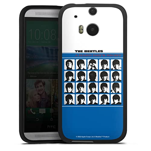 DeinDesign Coque en Silicone Compatible avec HTC One M8 Eye Étui Silicone Coque Souple A Hard Day’s Night Musique The… - Les Beatles, Paul McCartney, John Lennon, RIngo Starr, George Harrison DeinDesign Coque en Silicone Compatible avec HTC One M8 Eye Étui Silicone Coque Souple A Hard Day's Night Musique The…