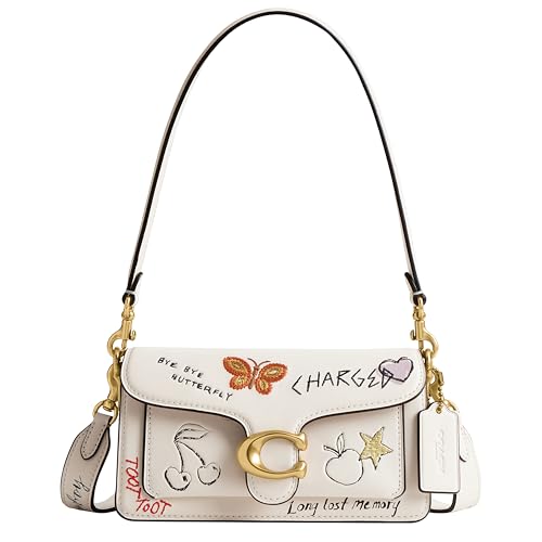 Coach Tabby Shoulder Bag 20 with Sketch Print, B4/Chalk Multi