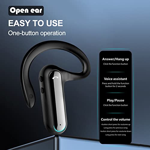 Auriculares Bluetooth Abiertos con Micrófono Dual 5.2 miniatura 5