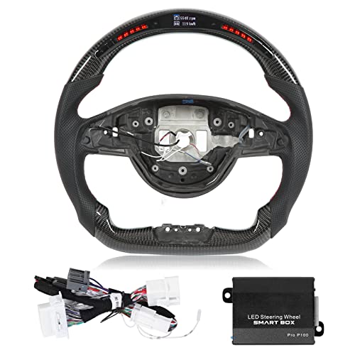 Amazon | Tbest カーボンファイバーLEDディスプレイシフトライト