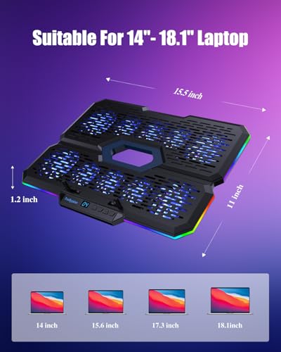 Laptop Cooling Stand with Fans