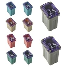 15A 20 A 25 A 30 A 40 A 32 V FMM MCASE مايكرو خرطوشة الصمامات منخفضة الملف الشخصي الصمامات KitPack من 10 قطع