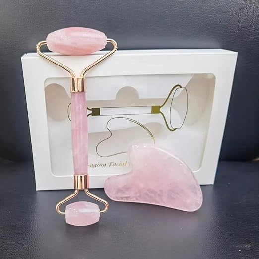 See full amazon price history chart for AcuPhysio Face Massager Rose Quartz Face Roller & Gua Sha Facial Tool Set, Lymphatic Drainage Massage Tool for Self Care, Muscle Tension Relief, Skin Care Gift for Men/Woman AcuPhysio Face Massager Rose Quartz Face Roller & Gua Sha Facial Tool Set, Lymphatic Drainage Massage Tool for Self Care, Muscle Tension Relief, Skin Care Gift for Men/Woman (B0D7D3VK38) Amazon Price History, Amazon Price Tracker